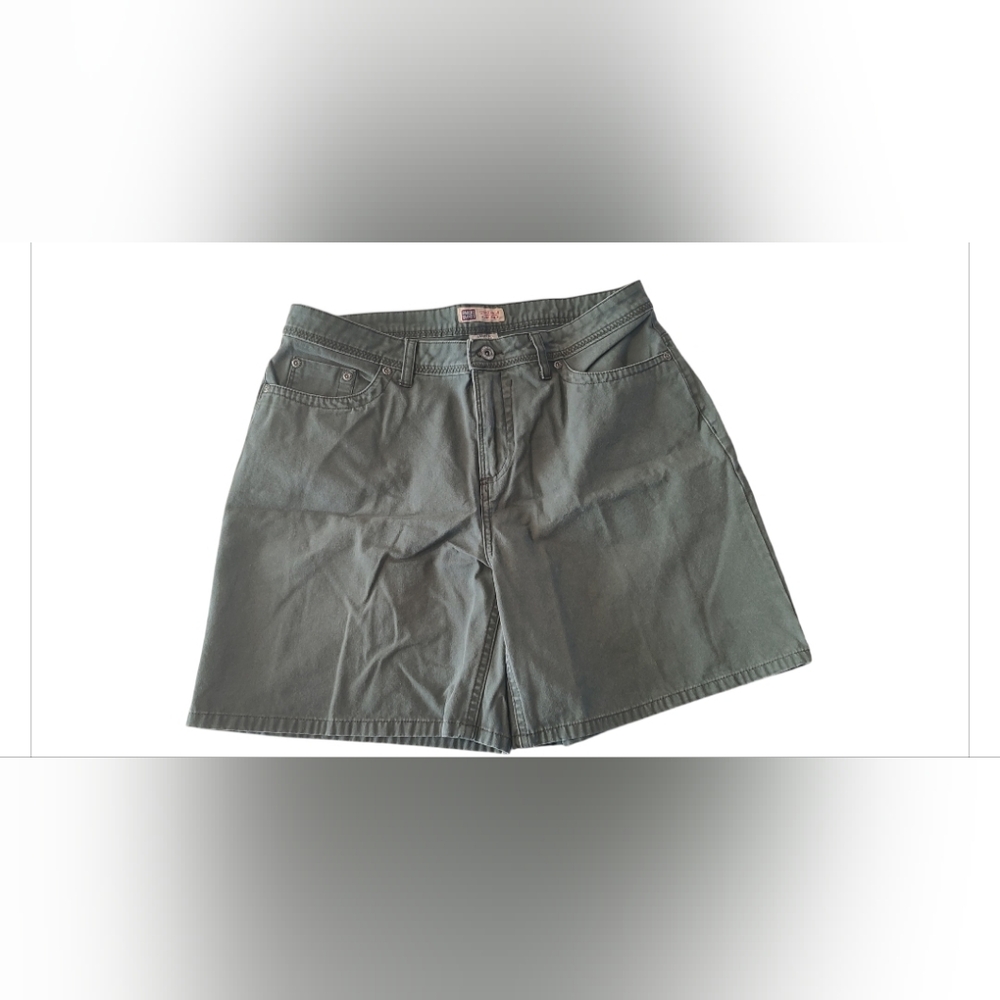 Faded Glory Women's Size 10 Green Shorts